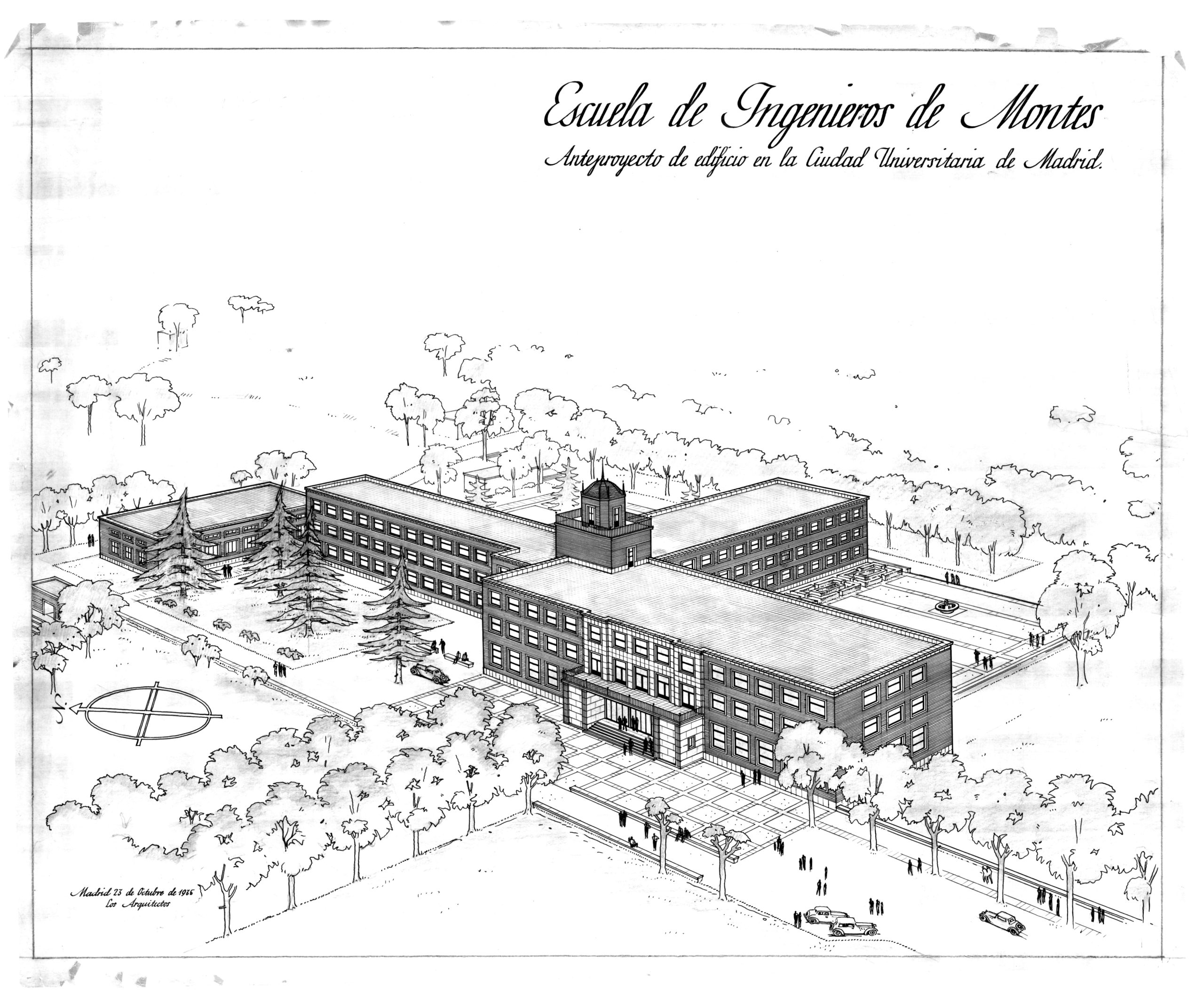 1935 ESCUELA DE MONTES MADRID